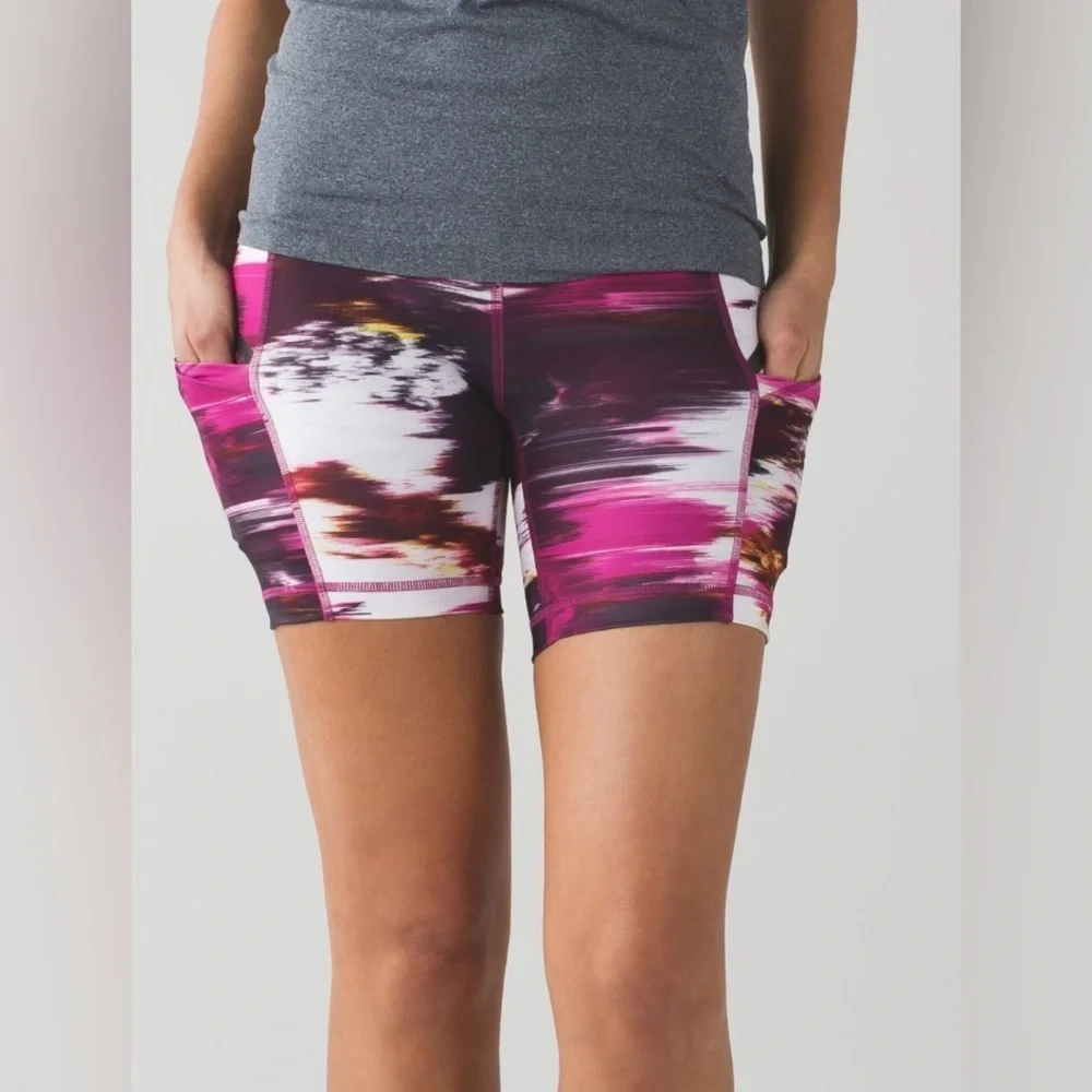 Lululemon What The Sport Gym Workout Spandex Short II